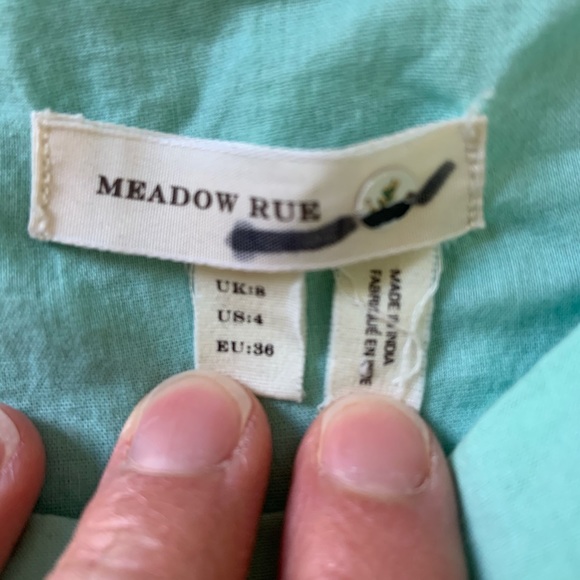 Anthropologie Bottlegreen Dress - Picture 4 of 4